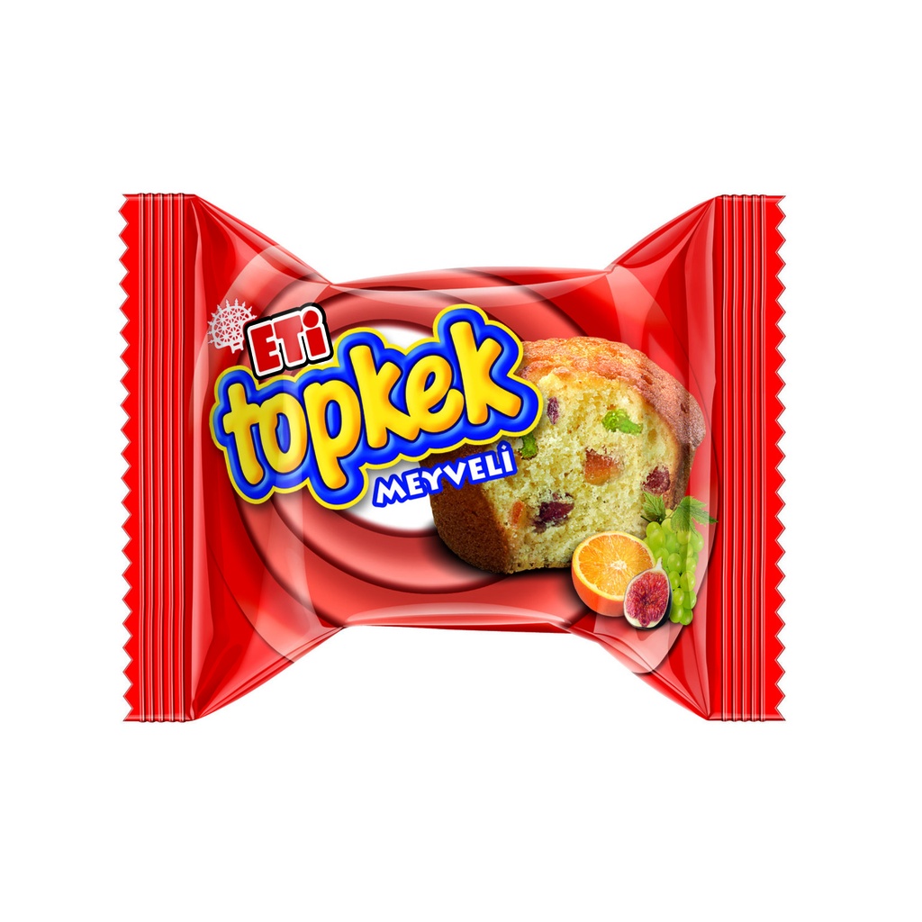 ETİ TOPKEK 40GR MEYVELİ 24LÜ KOLİ