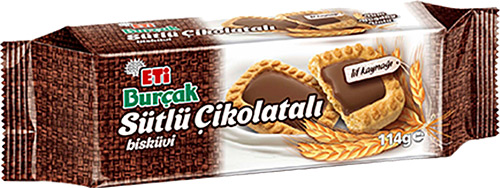 ETİ BURÇAK SÜTLÜ ÇİKOLATALI 12'Lİ KOLİ