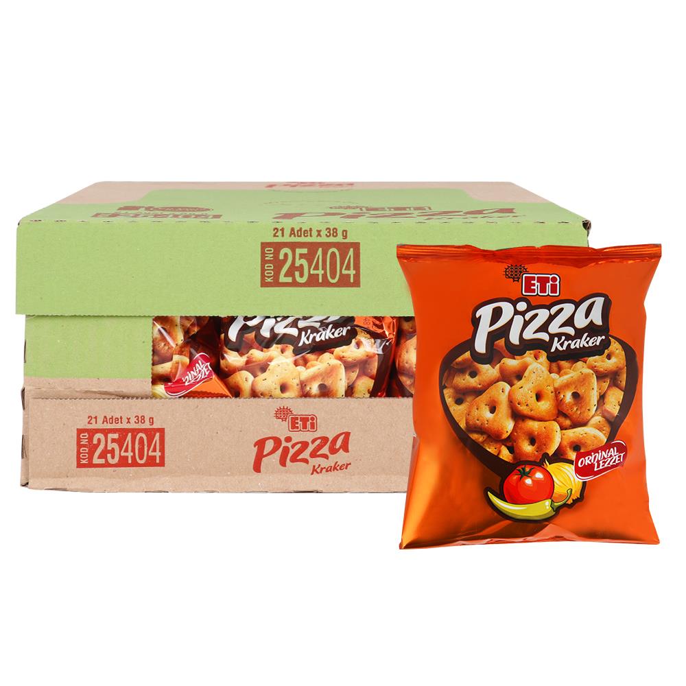 ETİ PİZZA KRAKER 38GR 21'Lİ KOLİ