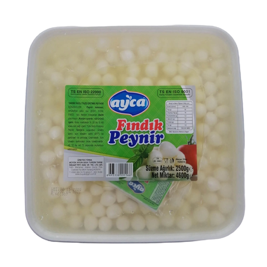 AYCA FINDIK PEYNİRİ (SULU) 1000GR