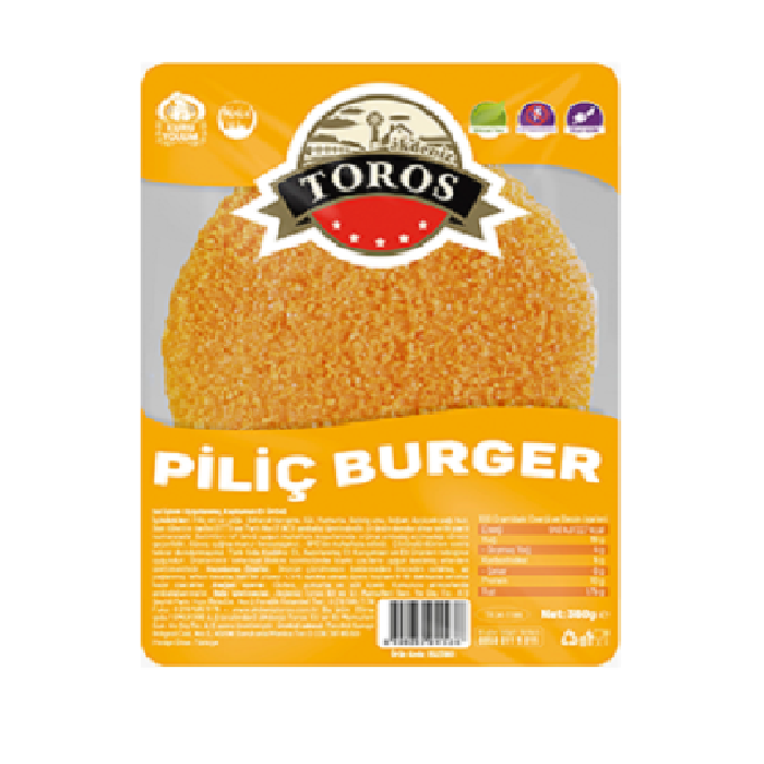 PİLİÇ BURGER 1 KG (10LU KOLİ)