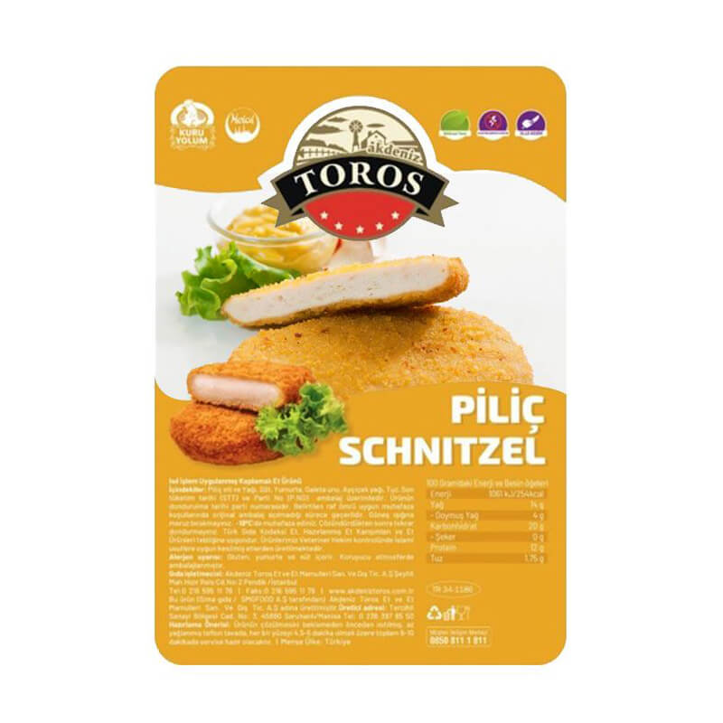 PİLİÇ SCHNITZEL 1 KG (10LU KOLİ)