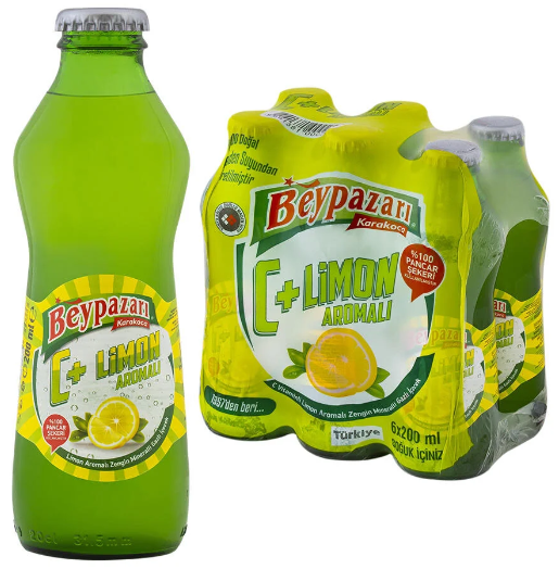 BEYPAZARI LİMON C PLUS AROMALI MADEN SUYU 24LÜ
