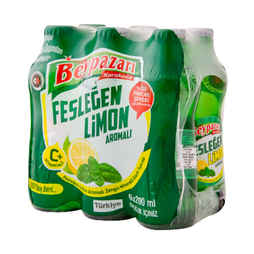 BEYPAZARI FESLEĞEN LİMON AROMALI MADEN SUYU 24LÜ