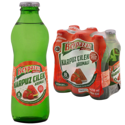 BEYPAZARI KARPUZ ÇİLEK AROMALI MADEN SUYU 24LÜ