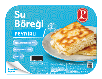 PEKSİMET PİŞMİŞ DONUK SU BÖREĞİ 800 GR 12Lİ