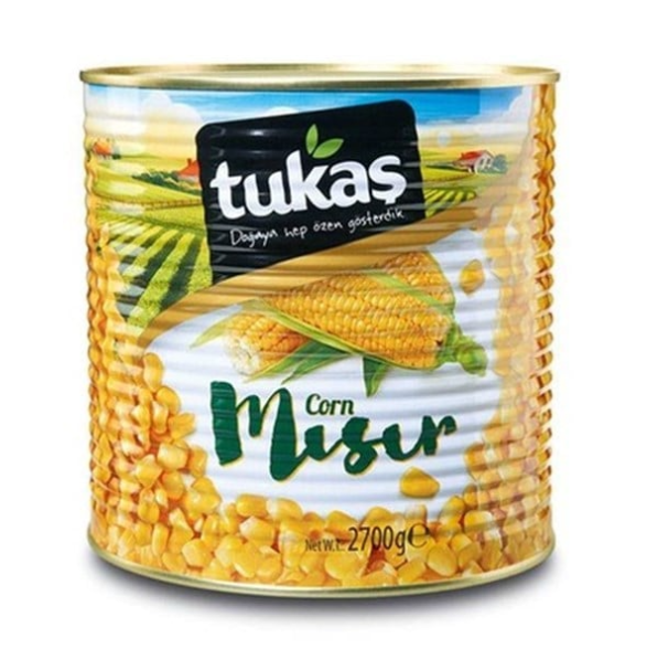 TUKAŞ MISIR KONSERVESİ 2700GR -6LI