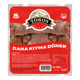 [15208003] PİŞMİŞ KIYMA DÖNER 250 GR (KOLİ 7 KG)