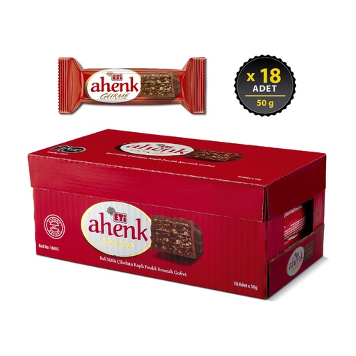 [16001264] ETİ AHENK SÜTLÜ ÇİK. 50GR 18'Lİ KOLİ