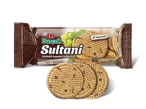 [16001291] ETİ BURÇAK SULTANİ BİSKÜVİ 18'Lİ KOLİ