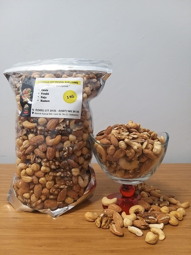 KABUKSUZ LÜX SPESİAL KURUYEMİŞ 1 KG