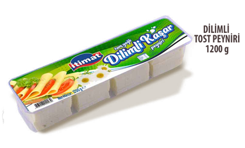 İTİMAT DİLİMLİ KAŞAR TOST PEYNİRİ 1200 GR