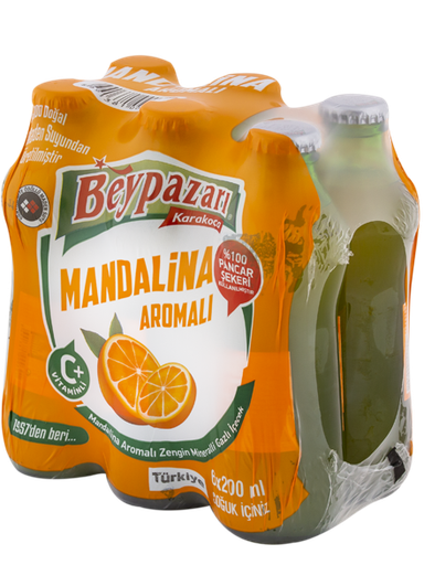 BEYPAZARI MANDALİNA AROMALI MADEN SUYU 24LÜ