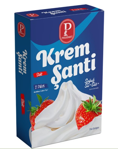 PEKSİMET KREM ŞANTİ 150 GR 20Lİ KOLİ