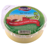 İTİMAT TAM YAĞLI KAŞAR PEYNİRİ 500 GR 12Lİ KOLİ